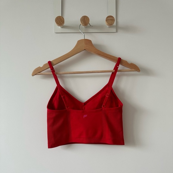 Fabletics Sync Seamless Bralette in Sweet Cherry/Plush Pink - Picture 7 of 7